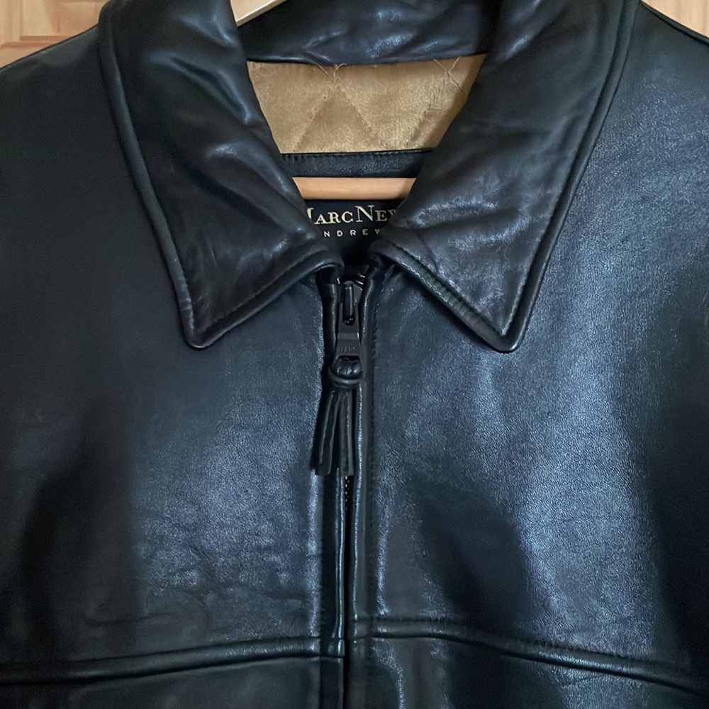Marc New York by Andrew Marc Men's Leather Jacket- Size XL- Black - Picture 3 of 7